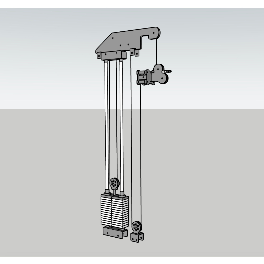Sistema de Poleas Regulable